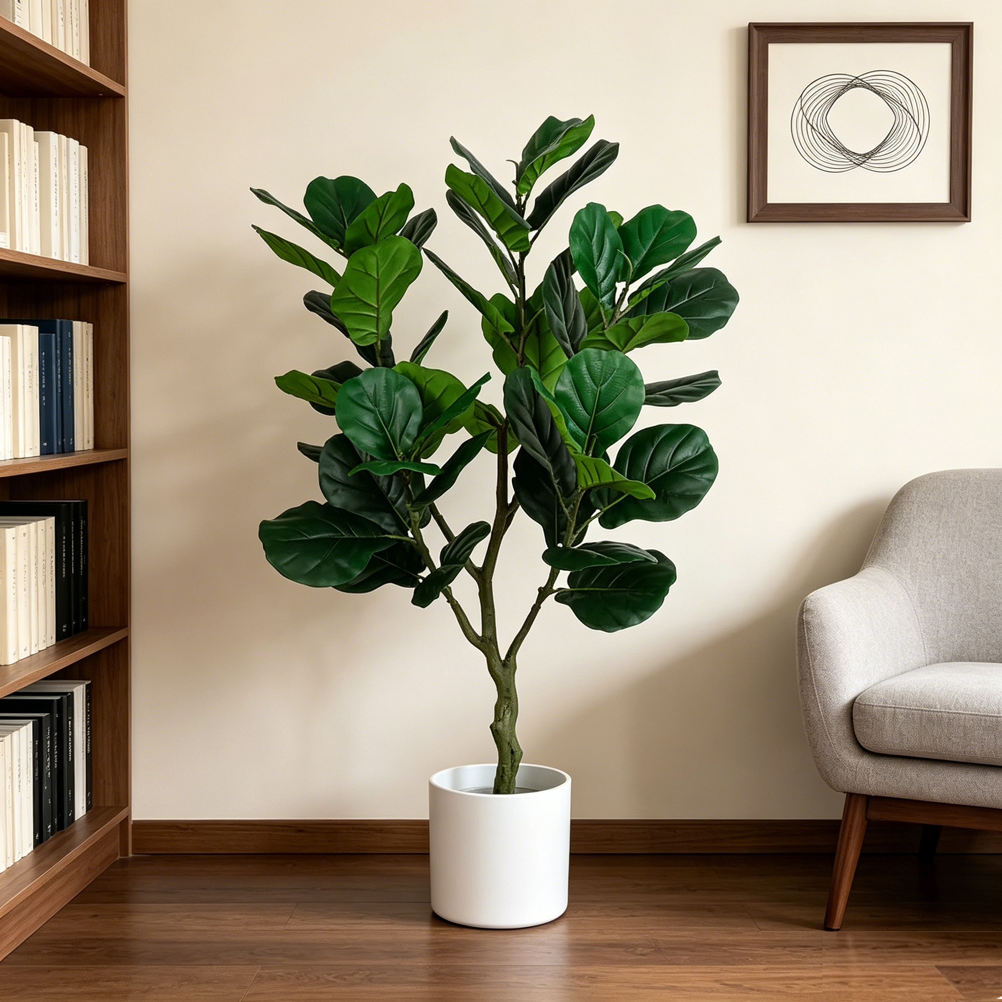 135cm Artificial Fiddle Leaf F - Ficus Lyrata Tree incelemesi ve fiyatı