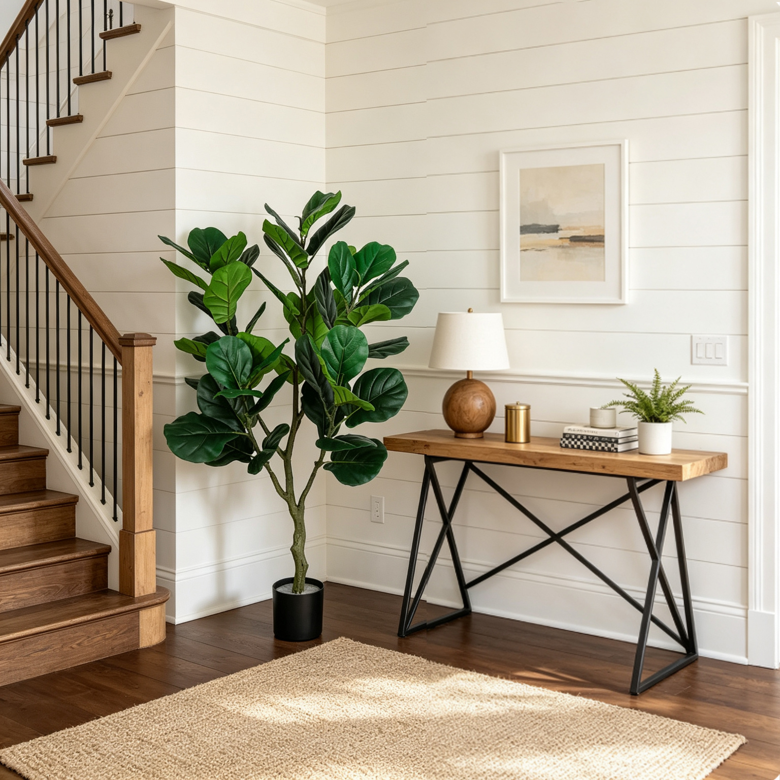135cm Artificial Fiddle Leaf F - Ficus Lyrata Tree incelemesi ve fiyatı