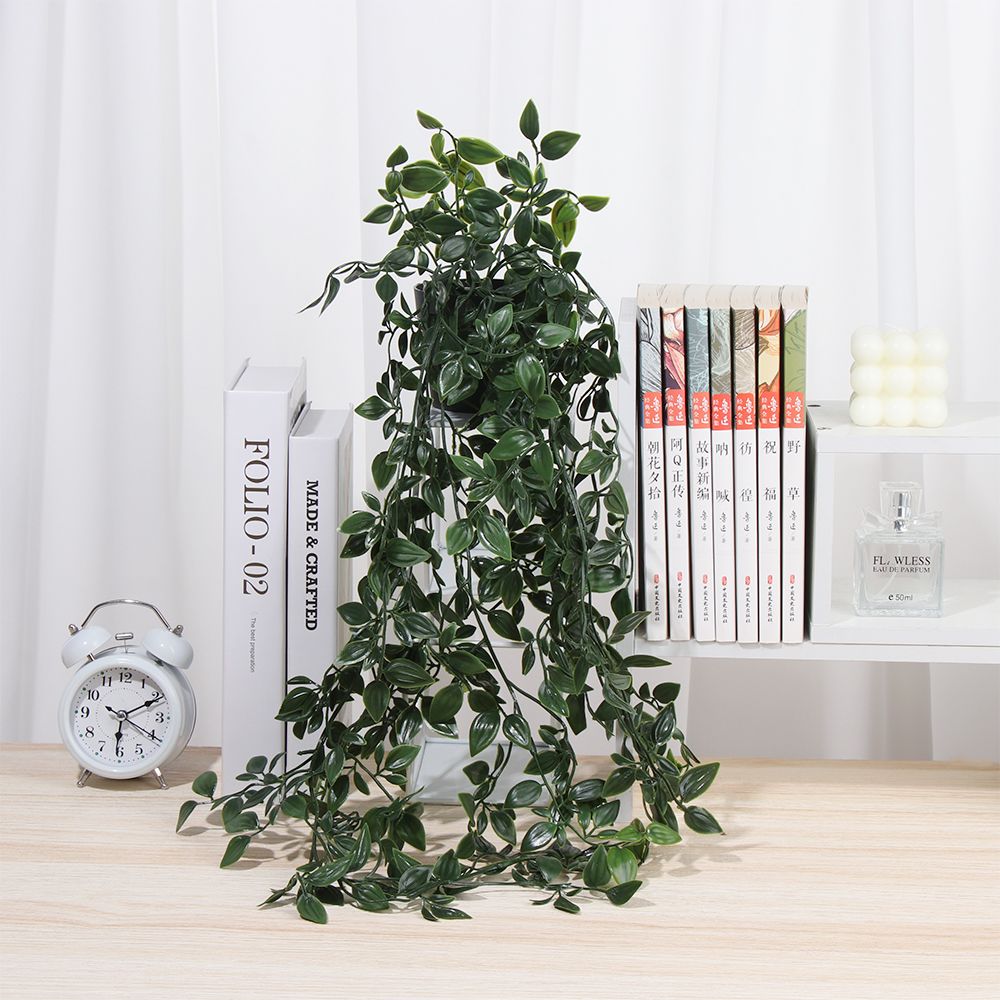 Artificial Hanging Plants with - Pilea Peperomioides incelemesi ve fiyatı