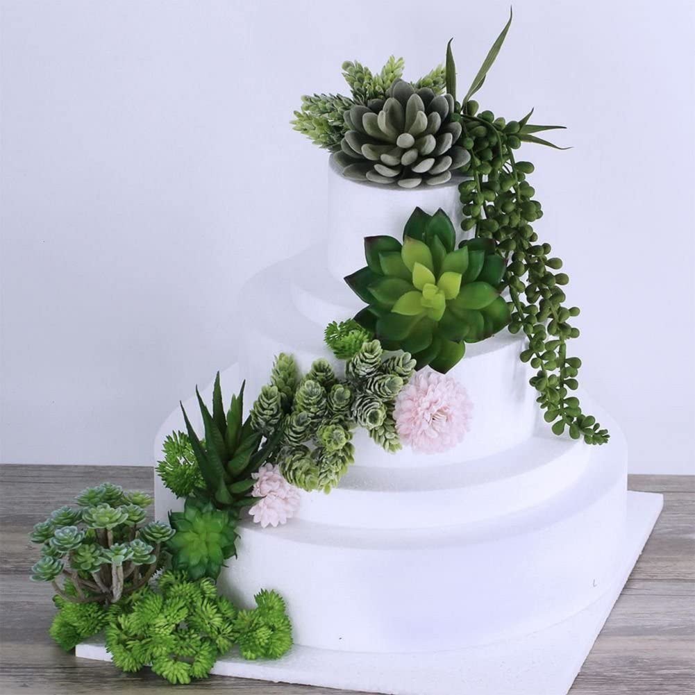 15pcs Artificial Succulent Pla - Echeveria Succulent incelemesi ve fiyatı