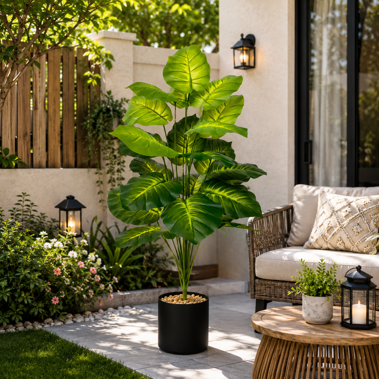 85cm Artificial Pothos Plants  - Ficus Lyrata Tree incelemesi ve fiyatı