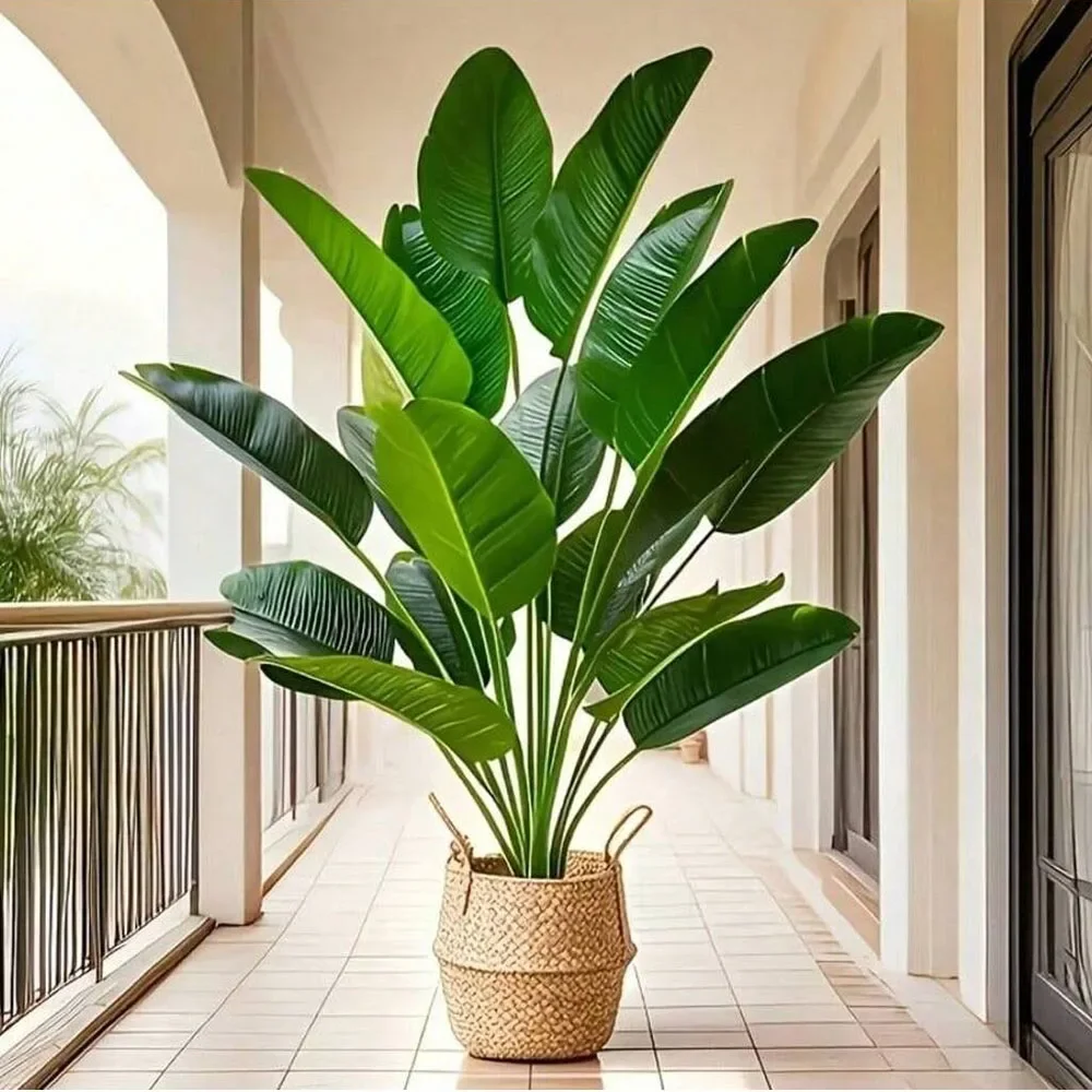 1pc 18 Leaves Artificial Plant - Ficus Lyrata Tree incelemesi ve fiyatı