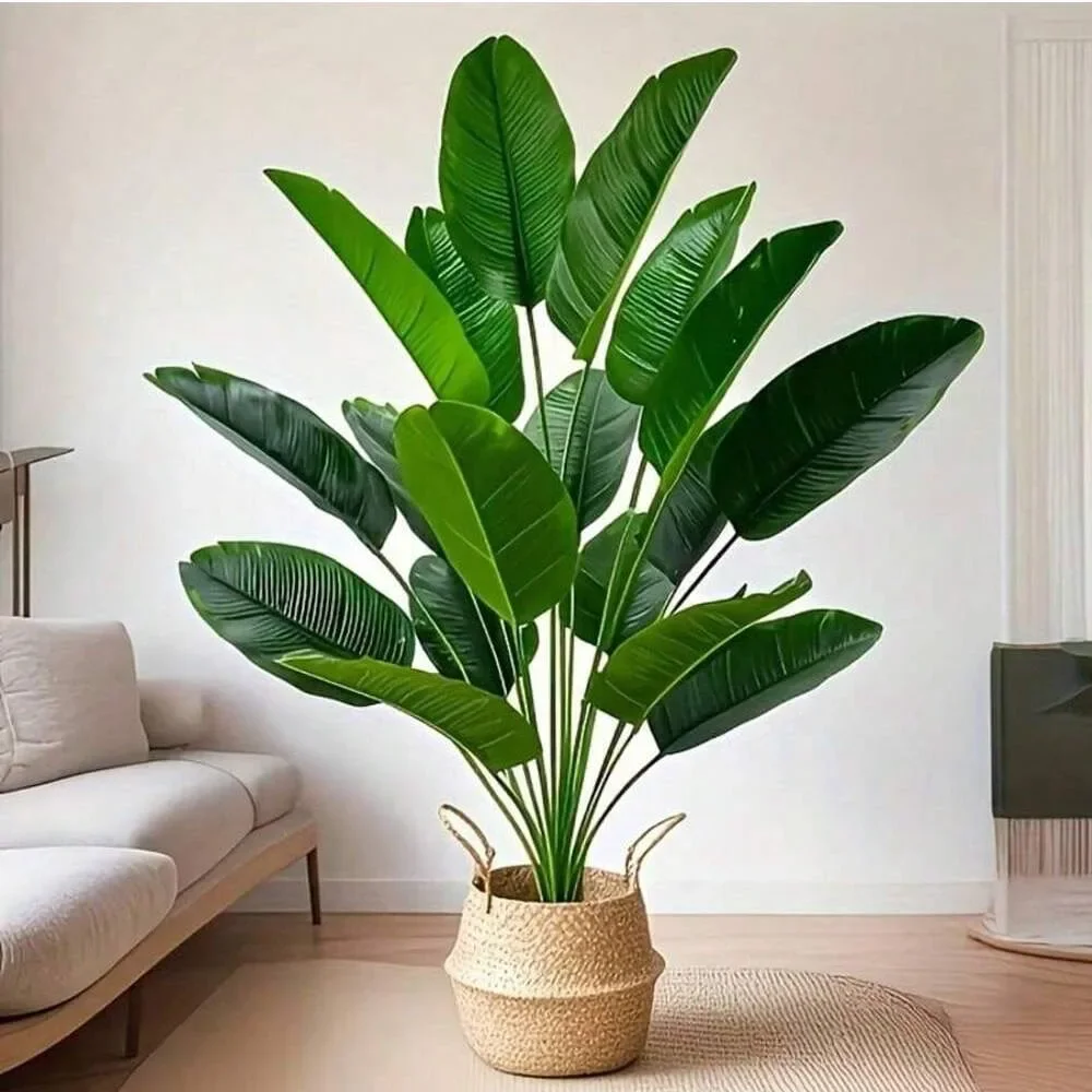1pc 18 Leaves Artificial Plant - Ficus Lyrata Tree incelemesi ve fiyatı