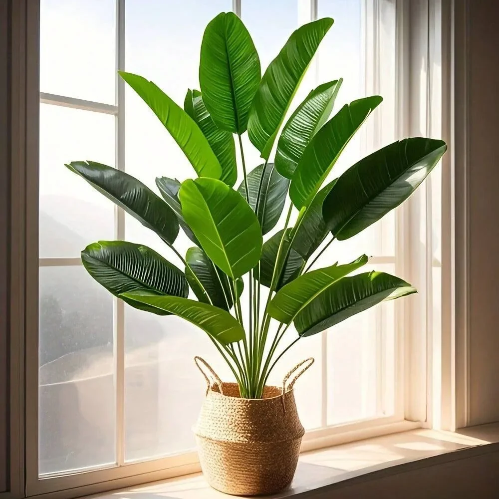 1pc 18 Leaves Artificial Plant - Ficus Lyrata Tree incelemesi ve fiyatı