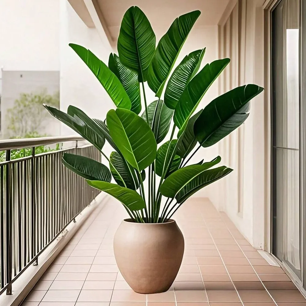 1pc 18 Leaves Artificial Plant - Ficus Lyrata Tree incelemesi ve fiyatı