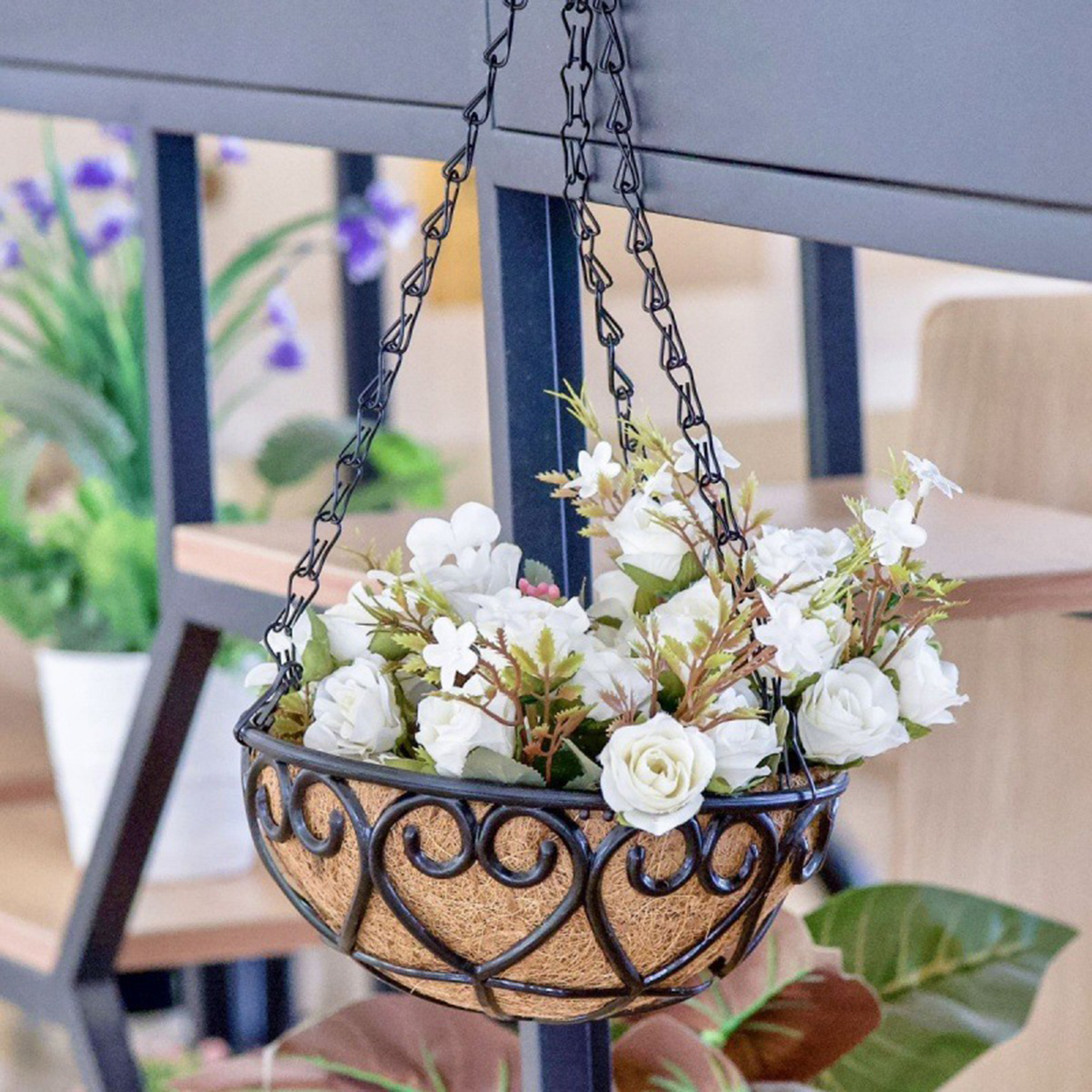 Coconut Liner Iron Chain Hangi - Spider Plant Hanging incelemesi ve fiyatı