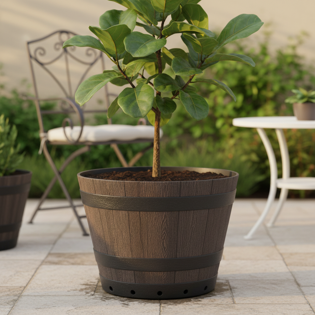 Large Floor Flowerpot Resin Wo - Aloe Vera Pot incelemesi ve fiyatı