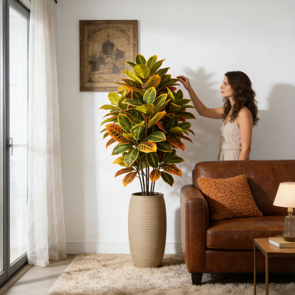 58-115cm Artificial Ficus Tree - Ficus Lyrata Tree incelemesi ve fiyatı