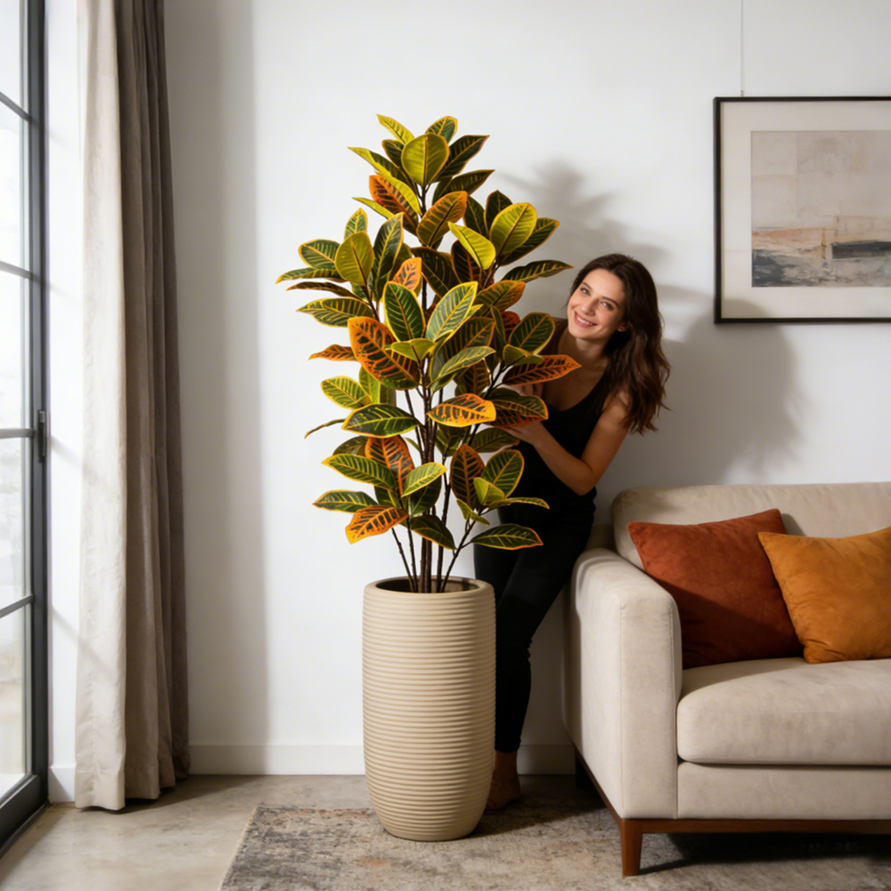 58-115cm Artificial Ficus Tree - Ficus Lyrata Tree incelemesi ve fiyatı