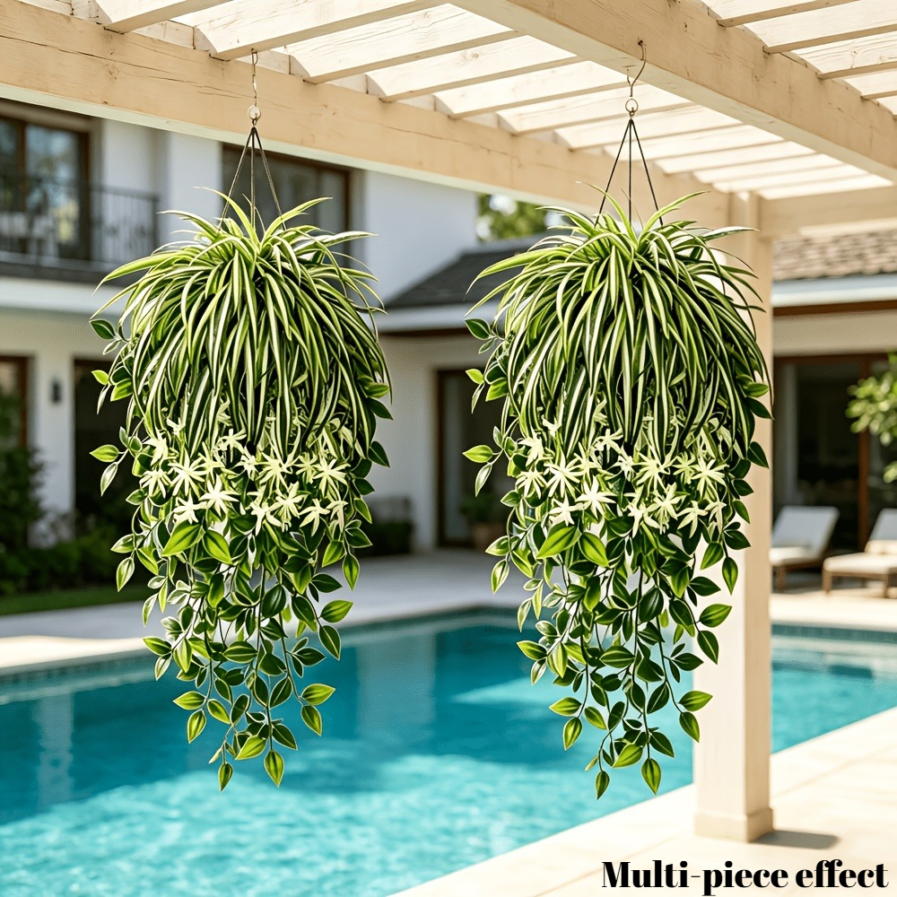 4pc Faux Spider Plant Hanging  - Spider Plant Hanging incelemesi ve fiyatı