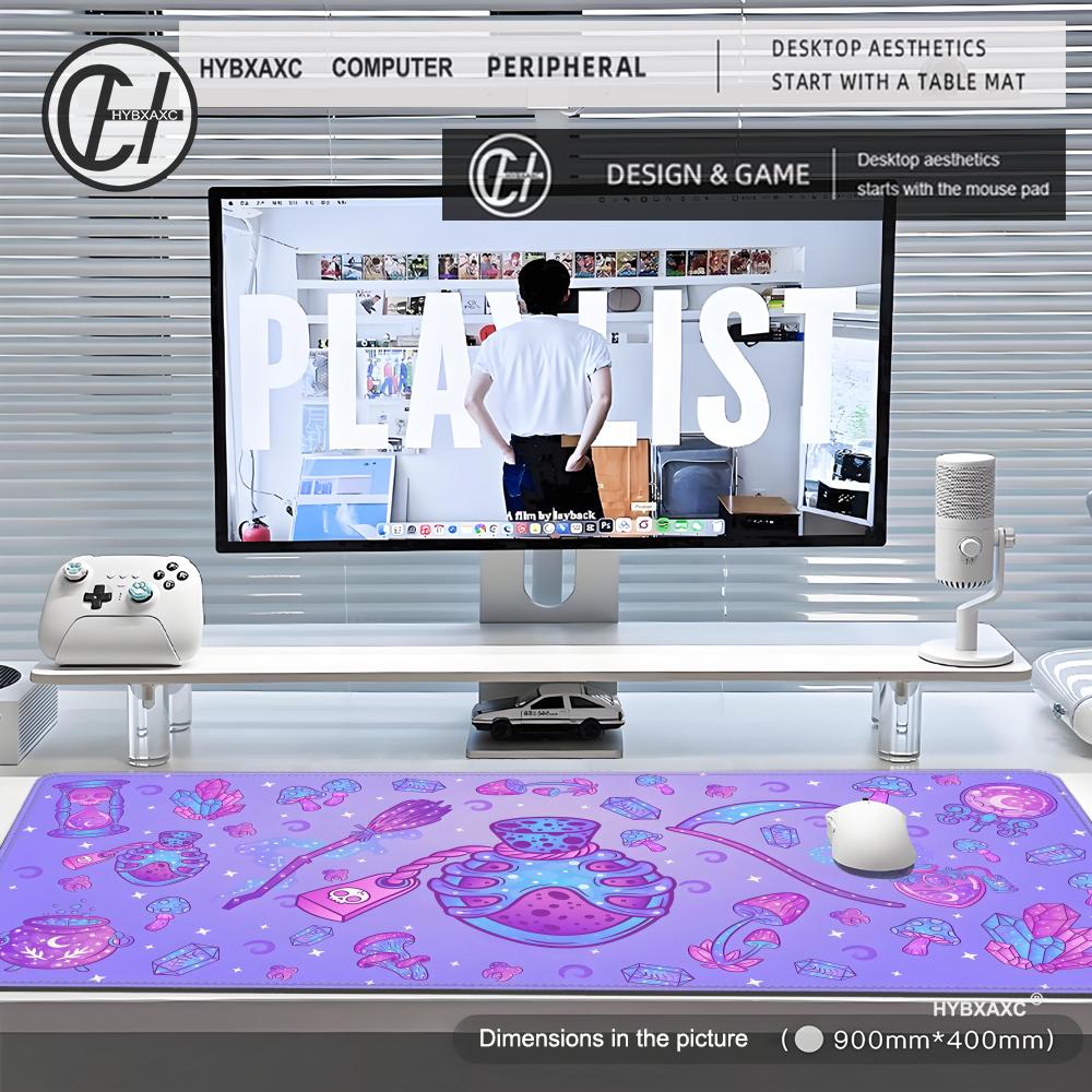 Cute Kawaii Goth Mouse Pad XL  - Tradescantia Purple incelemesi ve fiyatı