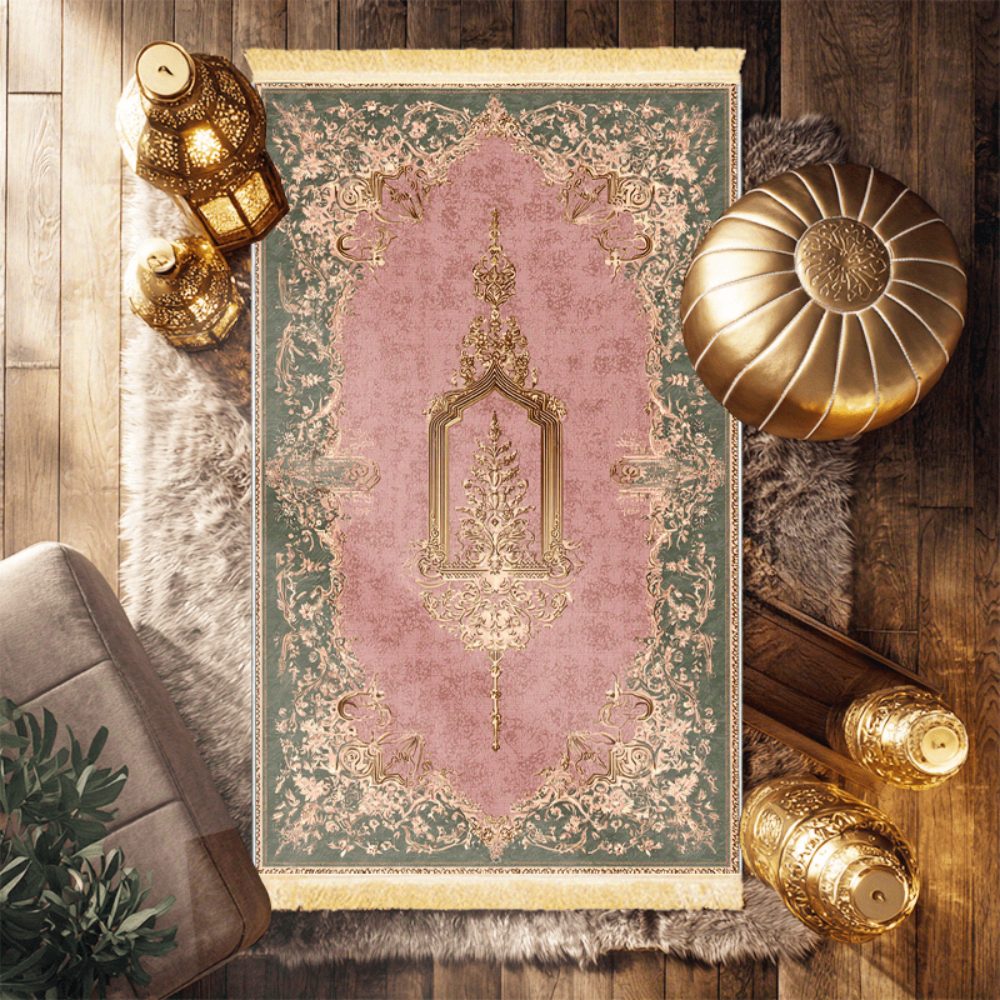 Polyester Muslim Prayer Rug, L - Maranta Prayer Plant incelemesi ve fiyatı