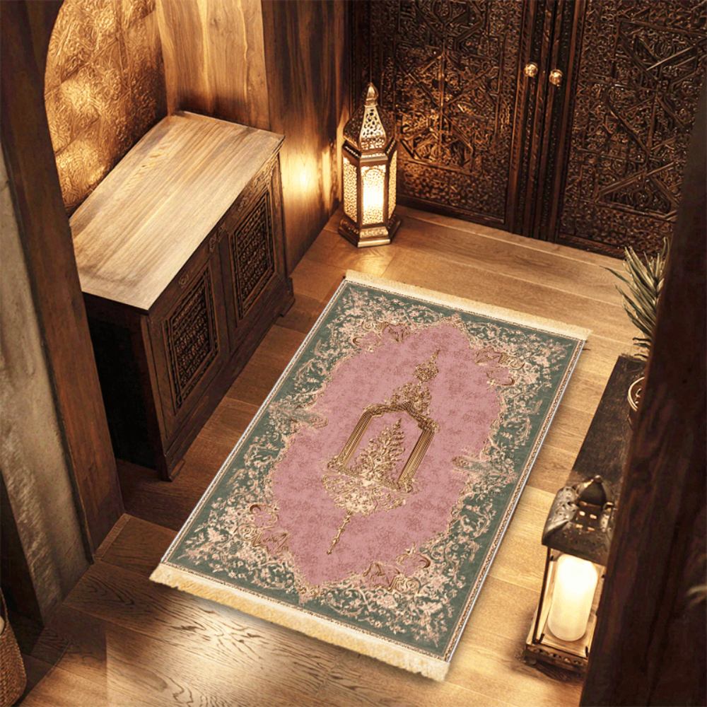 Polyester Muslim Prayer Rug, L - Maranta Prayer Plant incelemesi ve fiyatı