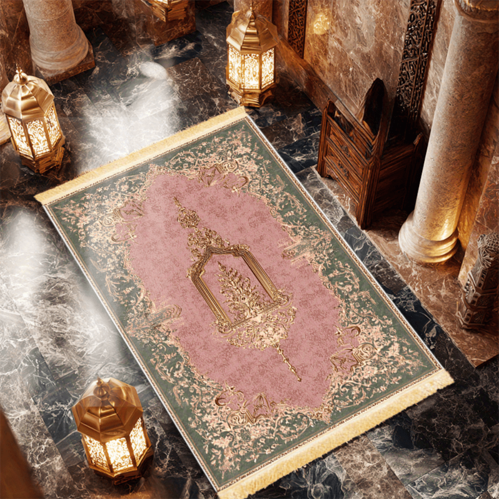 Polyester Muslim Prayer Rug, L - Maranta Prayer Plant incelemesi ve fiyatı
