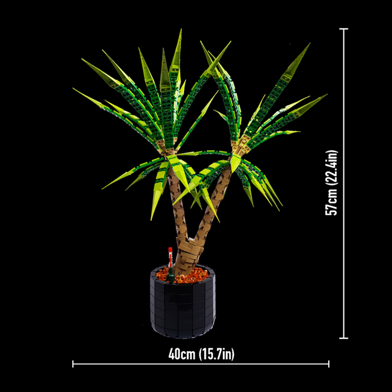 1961pcs MOC Dracaena Marginata - Dracaena Marginata incelemesi ve fiyatı