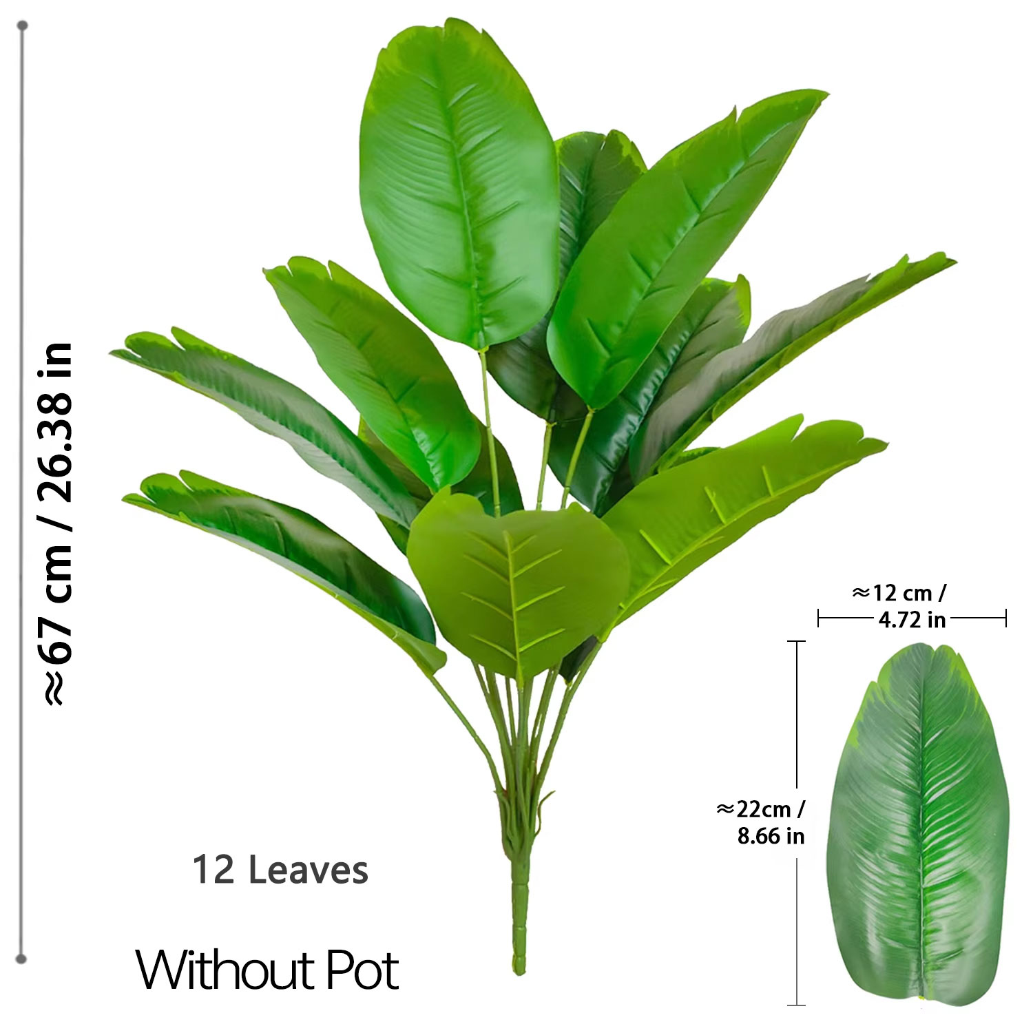 67-112cm Artificial Plants Lar - Ficus Lyrata Tree incelemesi ve fiyatı