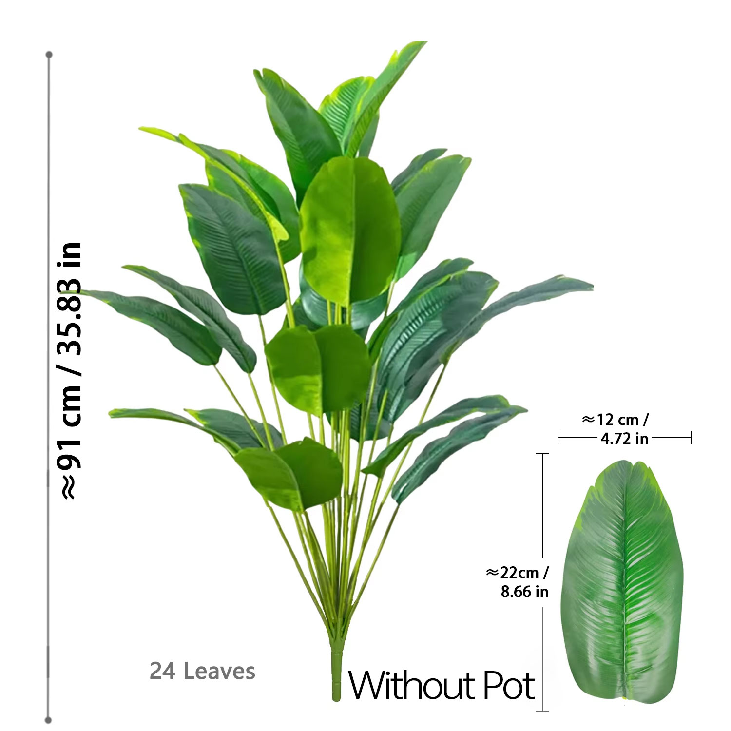 67-112cm Artificial Plants Lar - Ficus Lyrata Tree incelemesi ve fiyatı