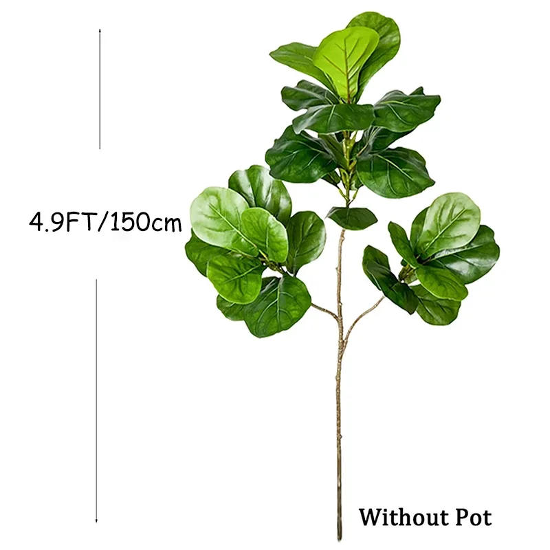 2-4.9FT Large Artificial Ficus - Ficus Lyrata Tree incelemesi ve fiyatı