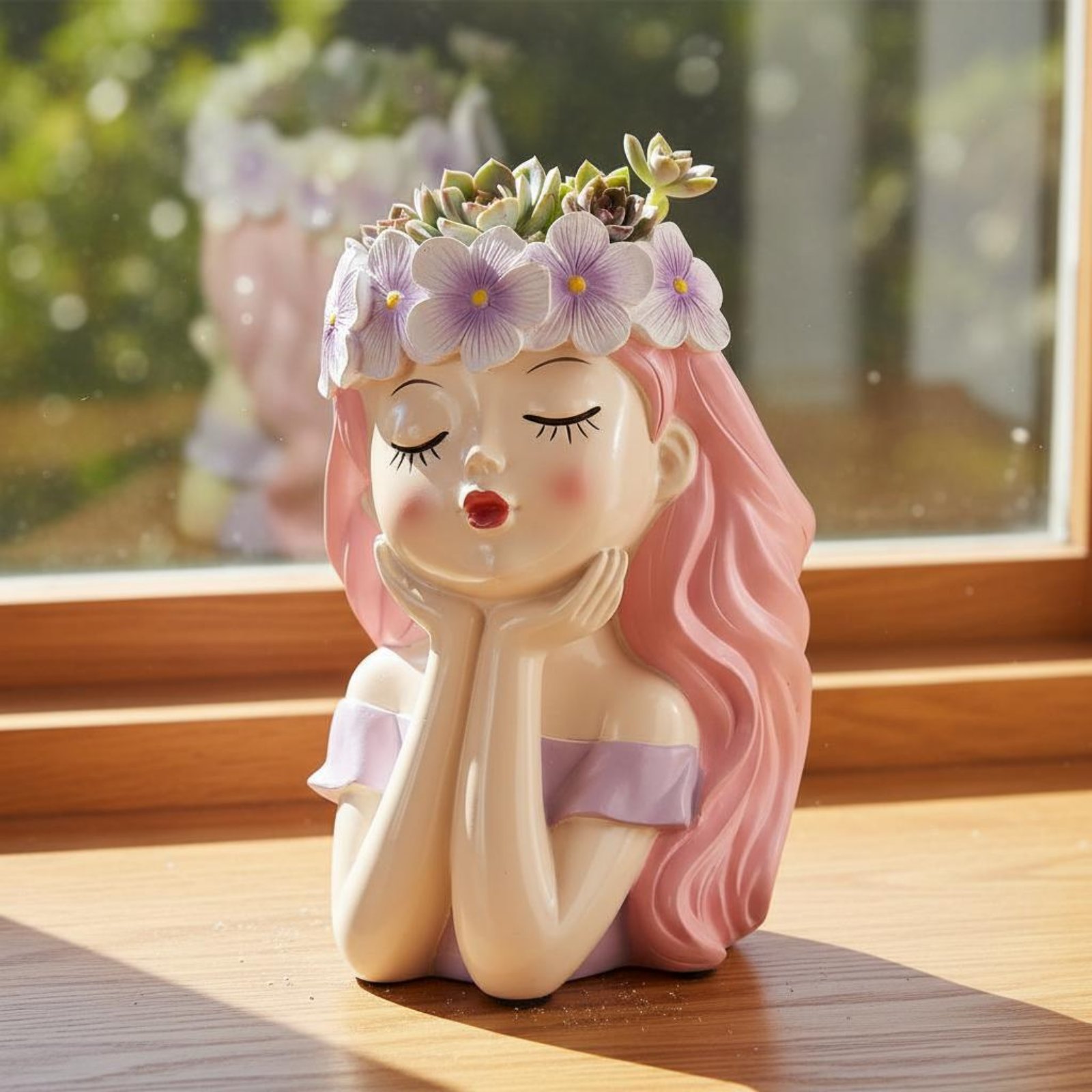 Fairy Plant Pot Creative Desig - Echeveria Succulent incelemesi ve fiyatı