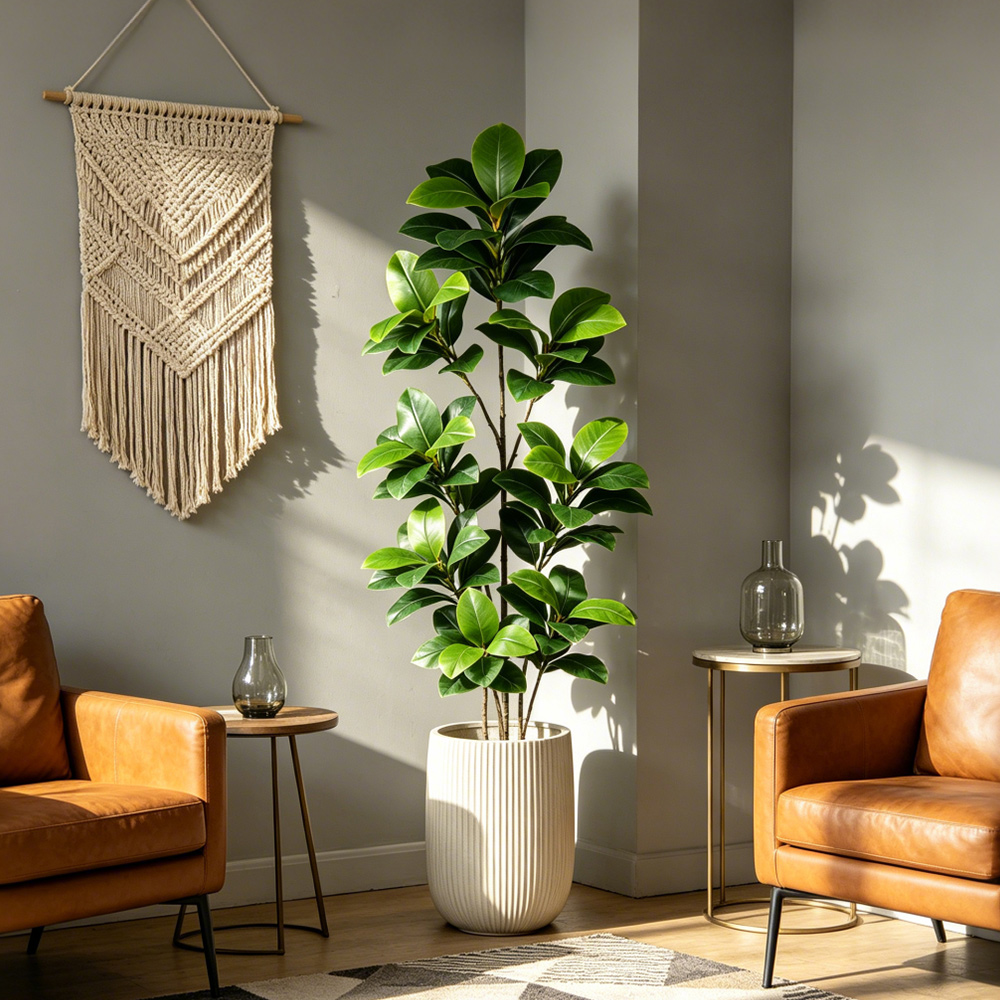 74-140cm Large Artificial Bany - Ficus Lyrata Tree incelemesi ve fiyatı
