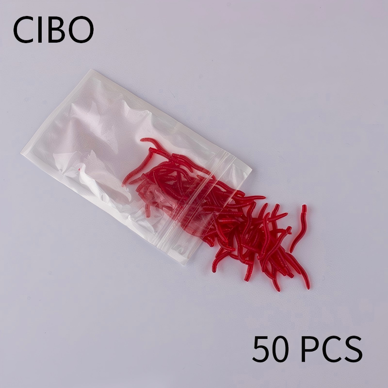 CIBO 50pcs-Artificial Red Worm - Aglaonema Red incelemesi ve fiyatı