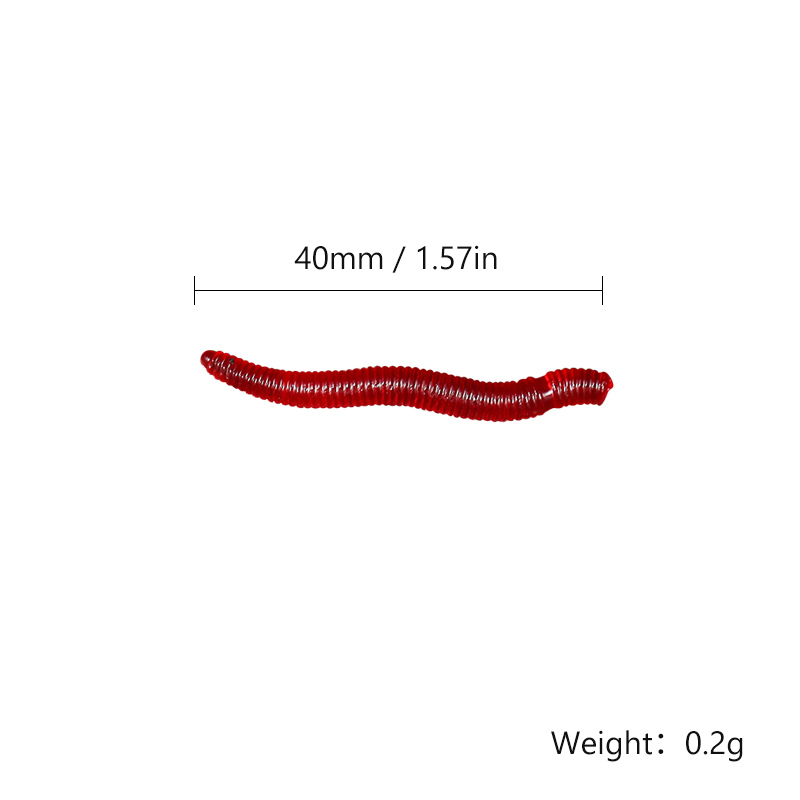 CIBO 50pcs-Artificial Red Worm - Aglaonema Red incelemesi ve fiyatı