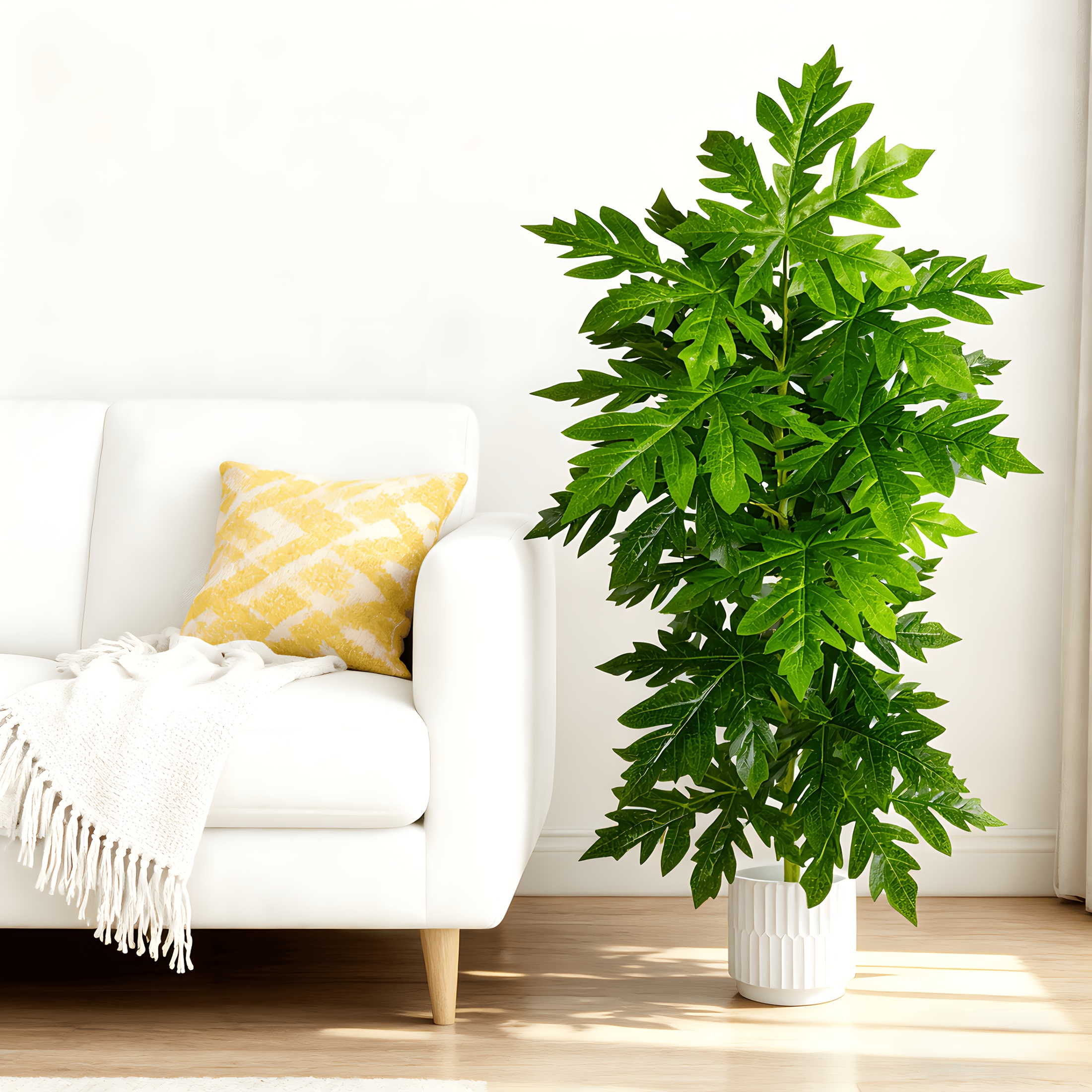 1Pcs Large Lifelike Artificial - Ficus Lyrata Tree incelemesi ve fiyatı